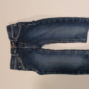 Jordache  girls 4 slim dark wash denim  jeans straight legs adjustable waist